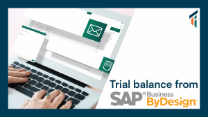 Trial Balance from SAP Business ByDesign