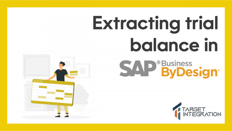 Extracting trial balance in SAP ByD