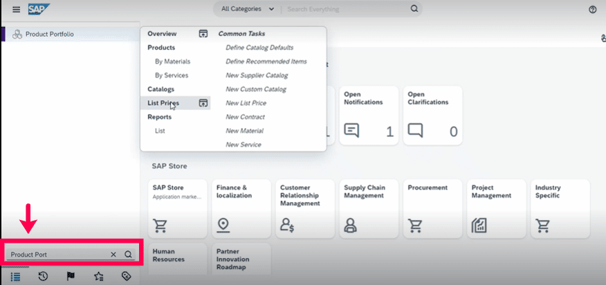 Selecting product price list in SAP Business ByDesign