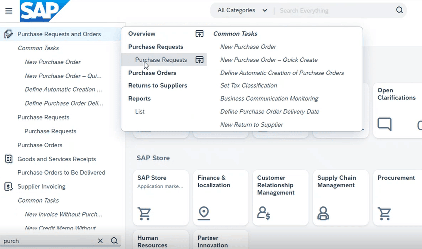 SAP ByDesign Procurement to Pay Processes